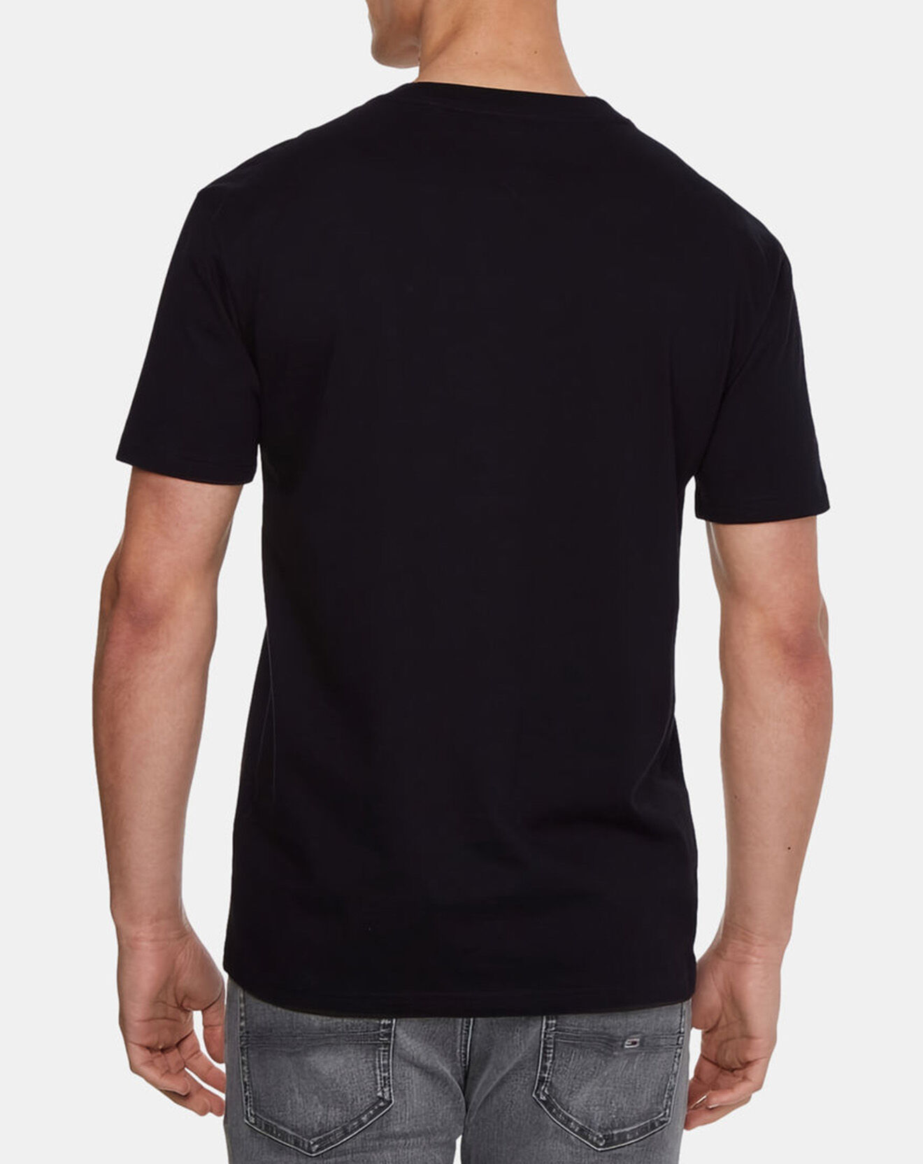 Tommy Jeans T-Shirt Peached Entry Flag noir