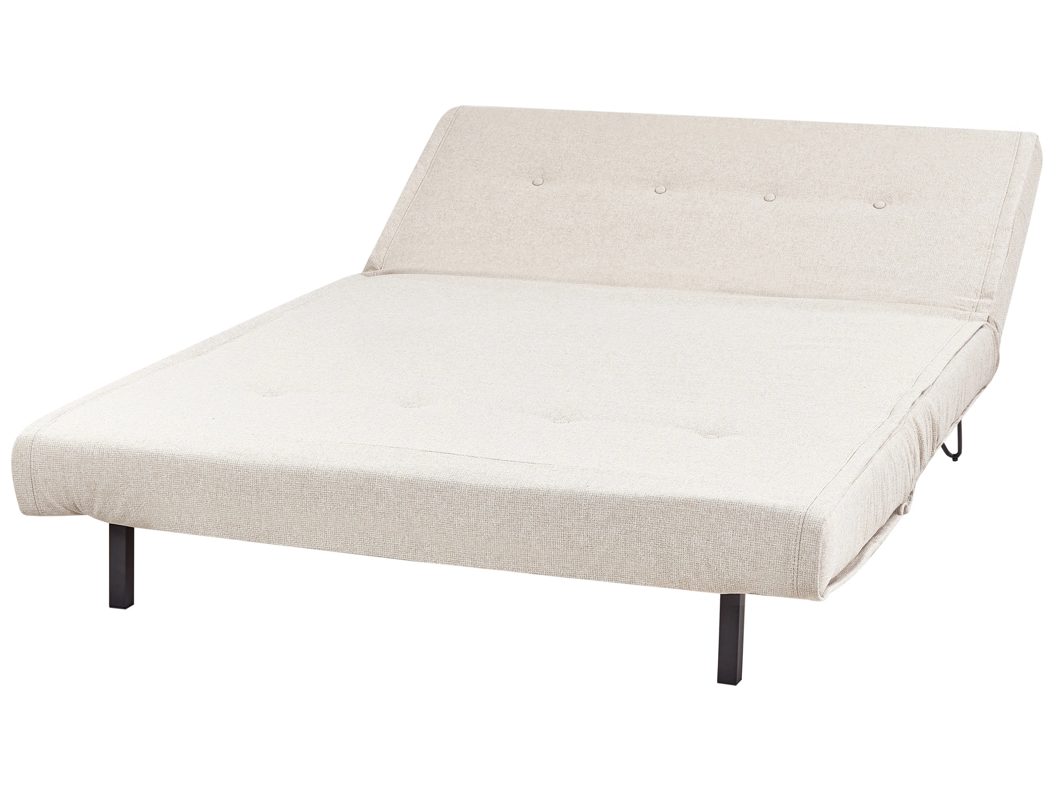 Slaapbank 2-zits VESTFOLD Stof Lichtbeige