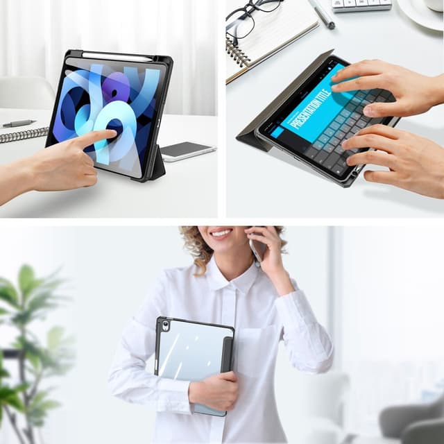 DUX DUCIS iPad Air (2020/2022) TOBY Series Trifold Flip Cover