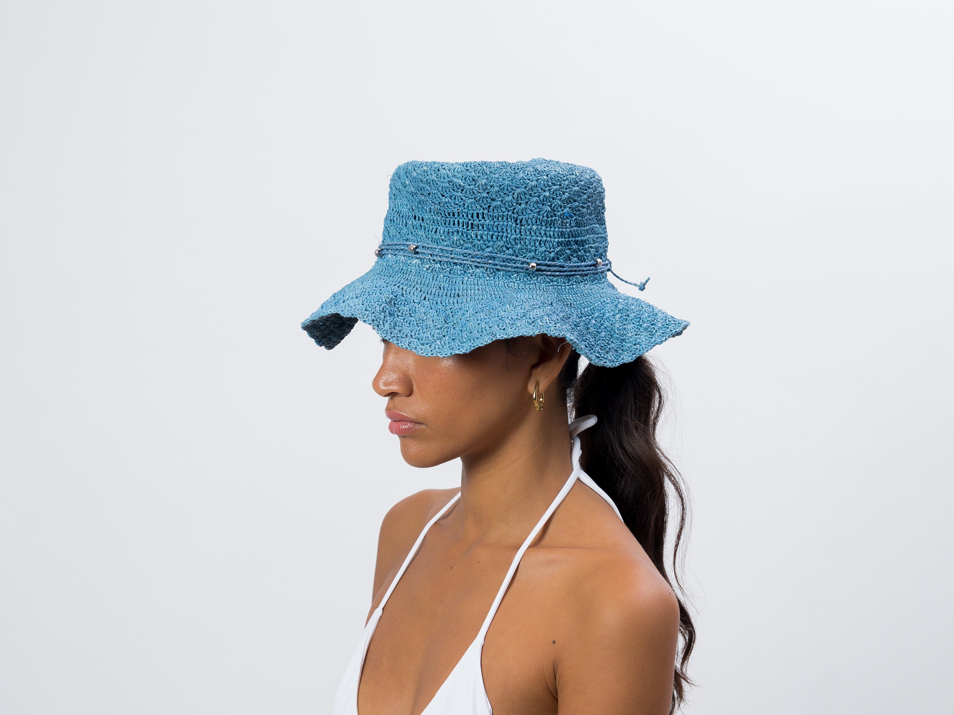 Chapeau hippie au crochet