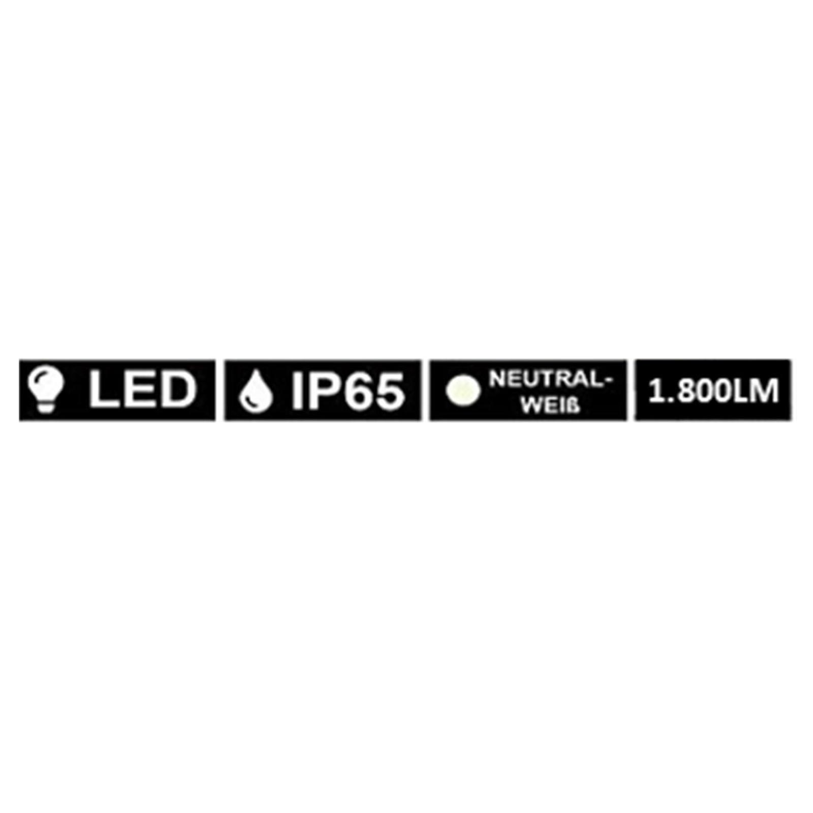 LED-Feuchtraumleuchte - weiß - 128 cm