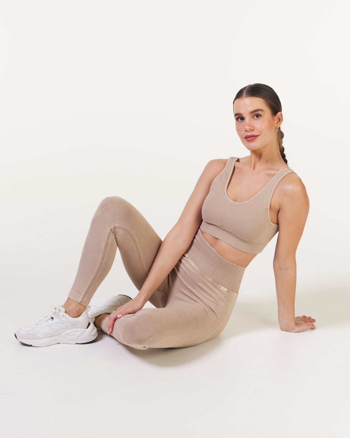 Bumpro Wave Seamless Tights Beige Sandwash