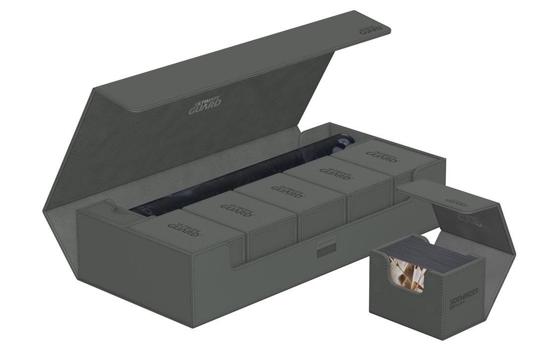 Kartenbox XenoSkin Superhive 550+ GrauHochwertige Box für Sammelkarten in Standardgrösse