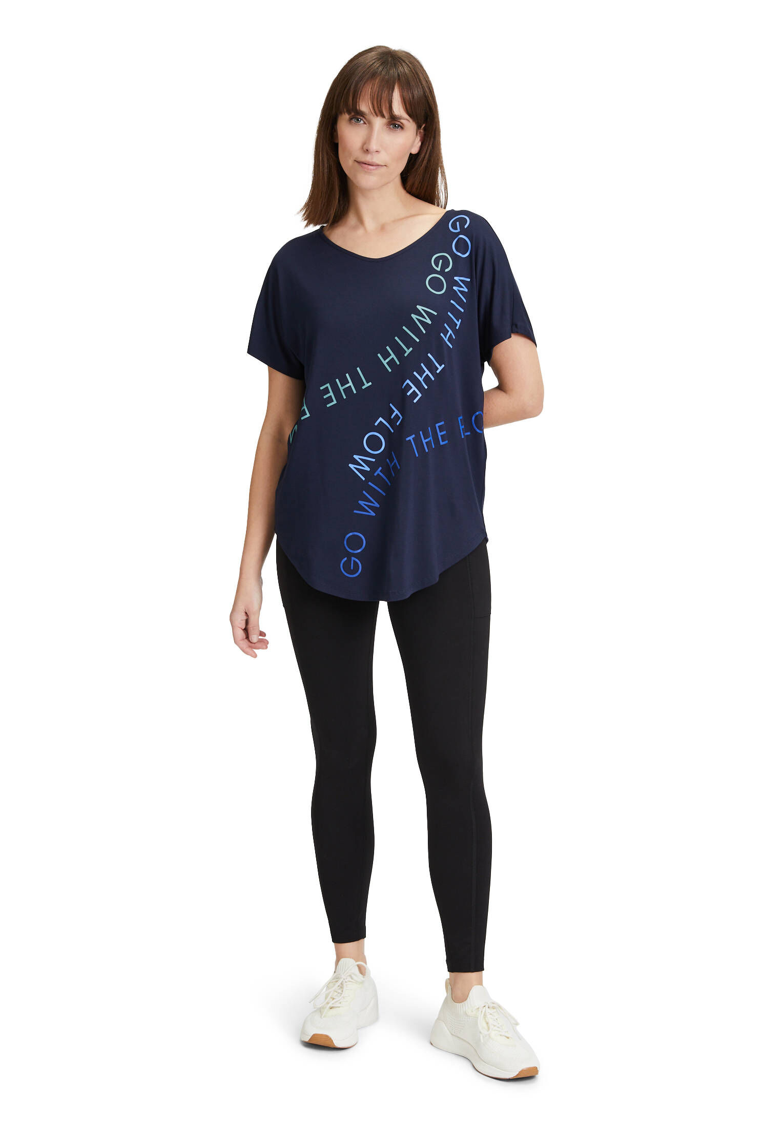 Betty Barclay| Damen Oversize-Shirt mit V-Ausschnitt