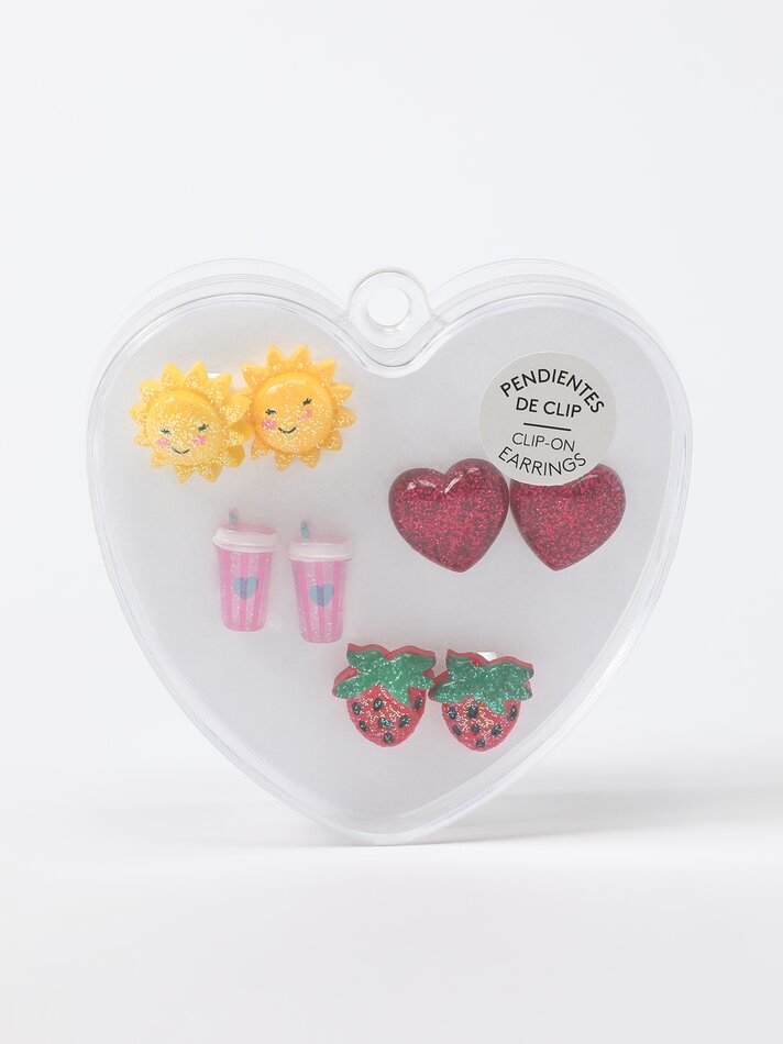 Conjunto de 5 brincos de verão - Sortidos