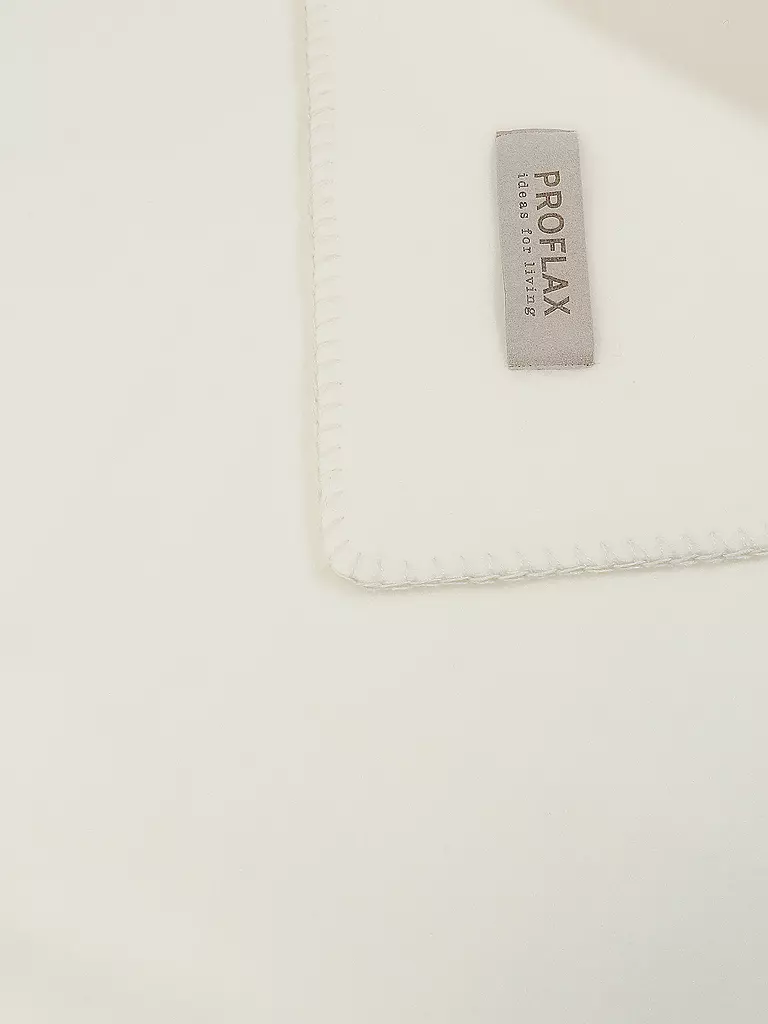 PROFLAX Wohndecke - Plaid 160x200cm Secret Ecru creme