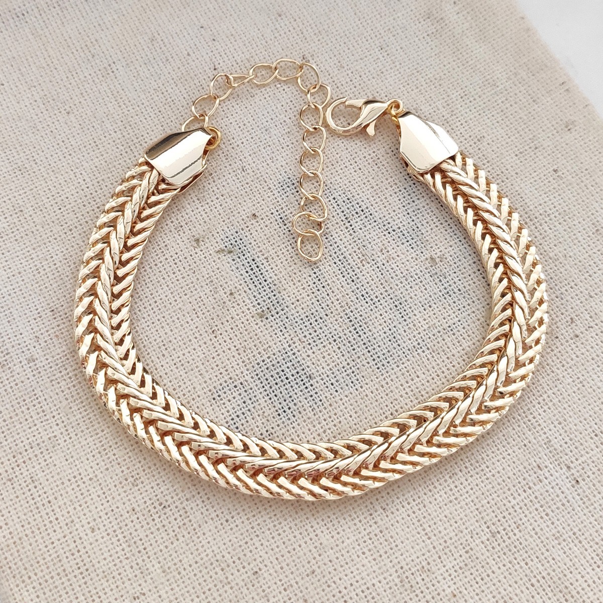 Bracelet - Twist - Laiton plaqué à l'or fin