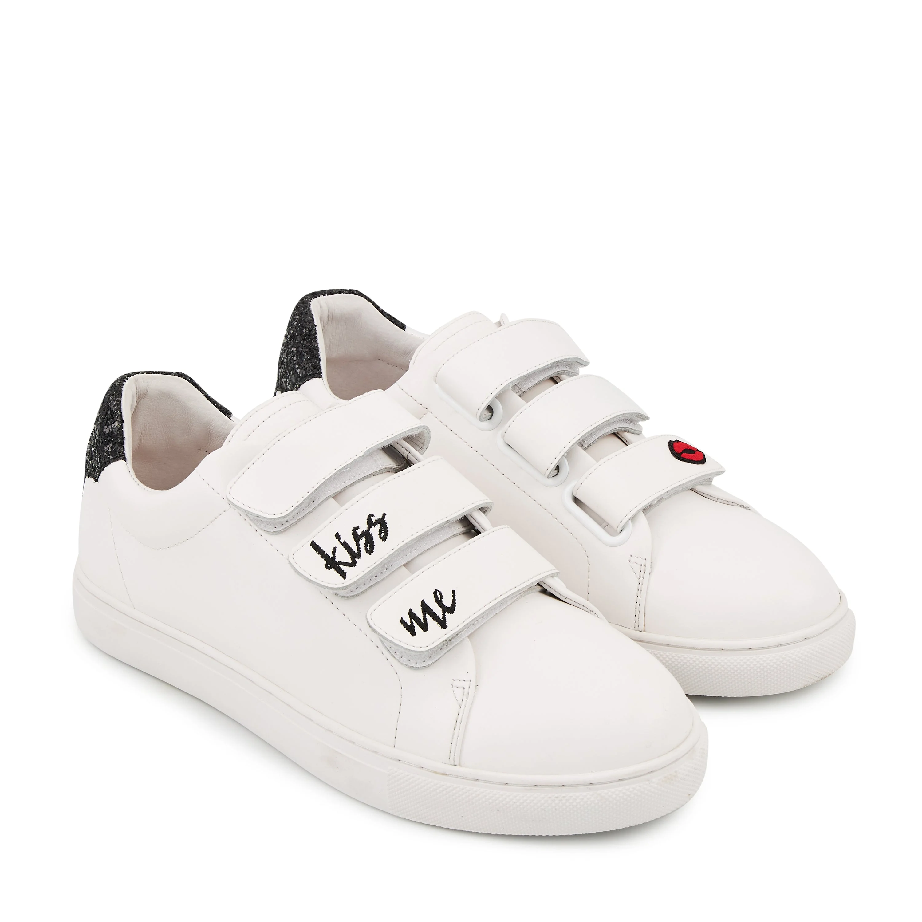 EDITH KISS ME - Sneakers en cuir | Blanc