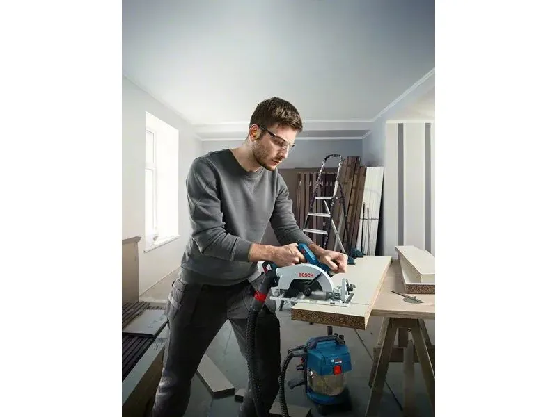 Bosch GKS 185-LI, Træ, Sort, Blå, Grå, Børstefri, 16,5 cm, 5000 rpm, 5,7 cm - SOLO