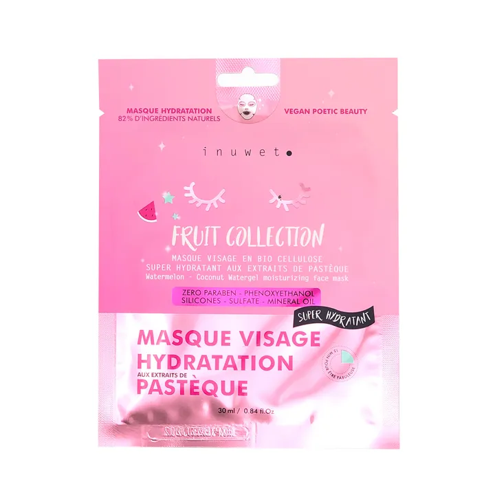 Inuwet Masque visage hydratant Pastèque