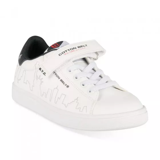 Baskets BLANC COTTON BELT