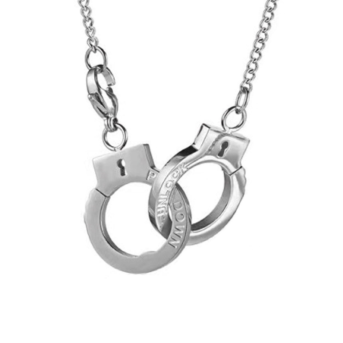 Collier avec pendentif menottes ARTHUR