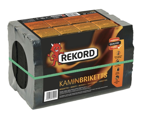 Bruinkoolbriketten in folie, 10 kg