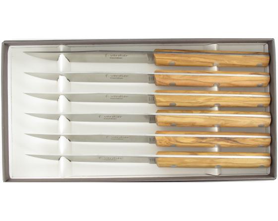 Ikuzo Olivier - 6 pieces set Couteaux de Table par F. Verdier