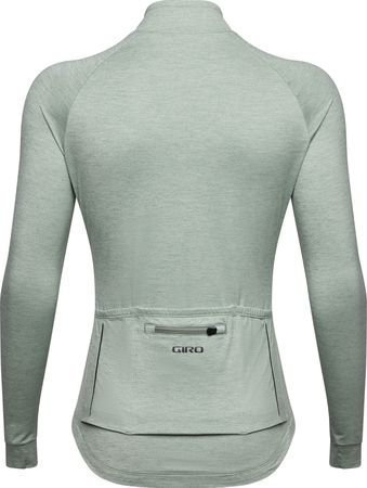 NEW ROAD Damen-Gravel-Langarmtrikot  hedge green heather  L