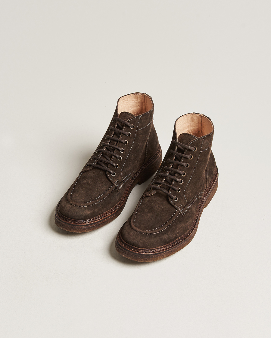 Astorflex Nuvoflex Lace Up Boot Dark Brown Suede