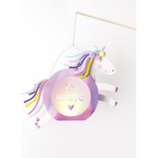 Kit de lanterne SWEET RAINBOW, rose irisé