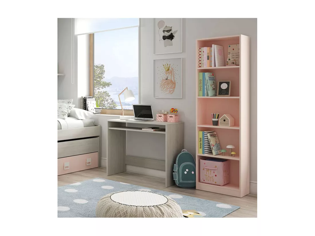 Bureau GASTON à tablette fixe L79cm x P43cm - Blanc