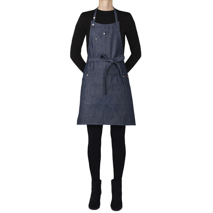 DutchDeluxes Five Pockets Apron , Slim Fit, Denim Brut Denim brut