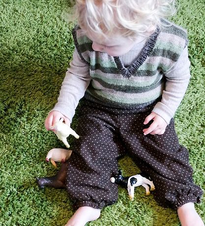 Green Rubber Toys Tier - 4er-Pack - 11 cm - Bauernhoftiere