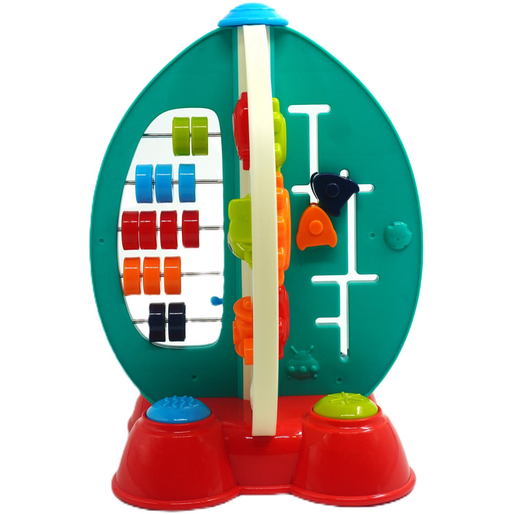 Køb Happy Baby Busy Board Rumraket Med Lys Og Musik