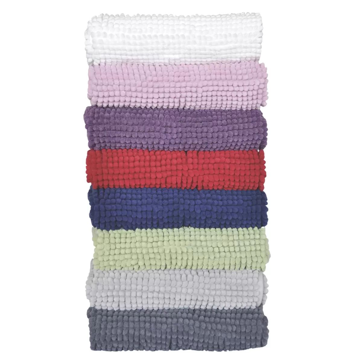 Badteppich Chenille Simple weiss