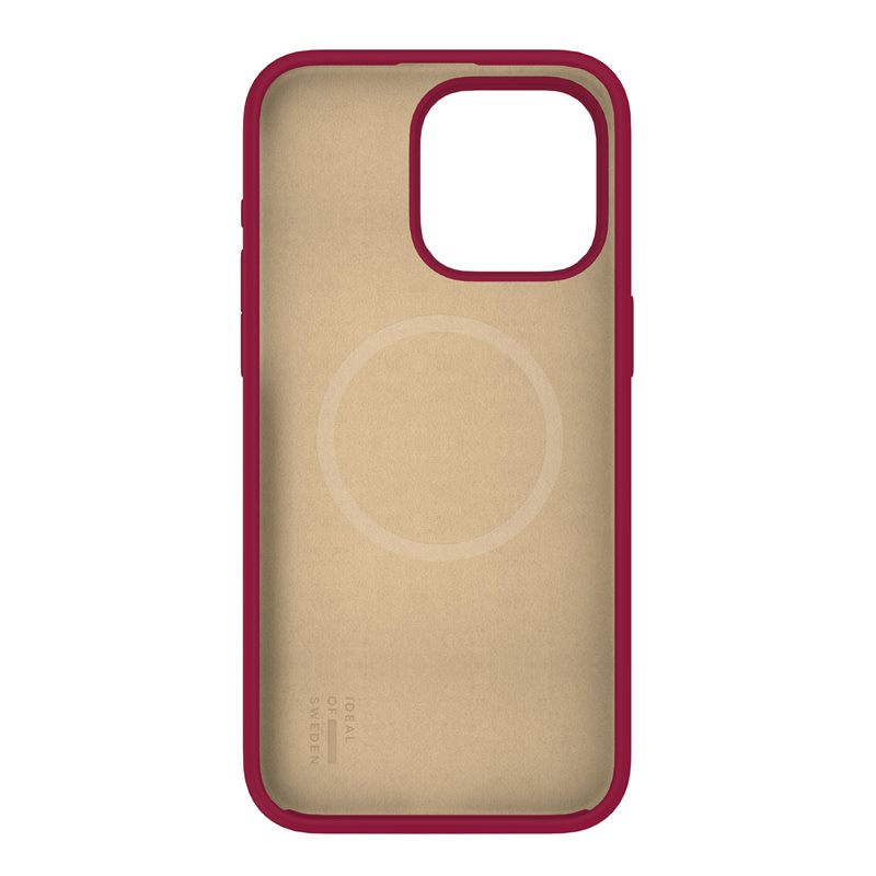 iPhone 15 Pro Max MagSafe Silikon Hülle Case Recycled (IDSICMS-I2367P-521) - Cranberry