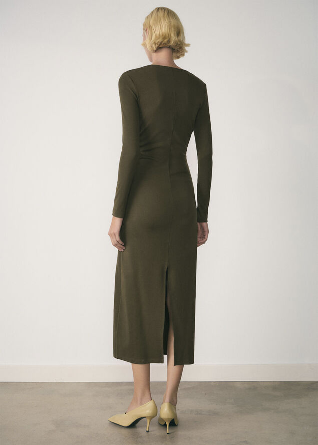 MANGO DRESS. -- BASILA Beige - khaki