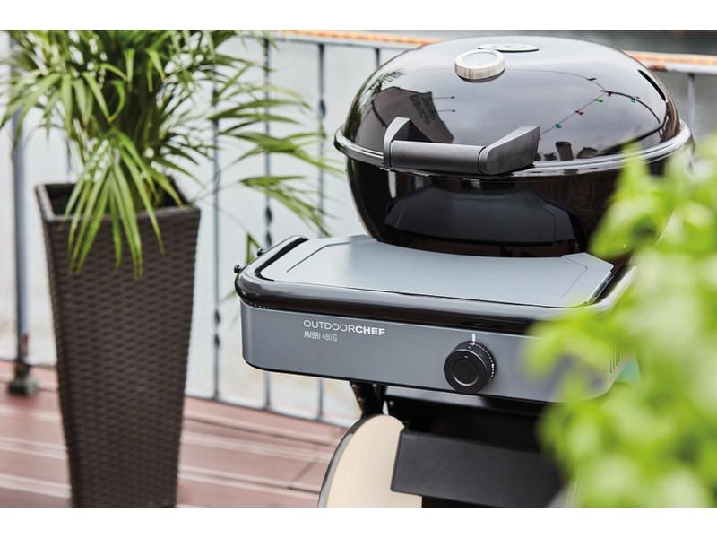 Outdoorchef Gasgrill Ambri 480 G Evo Klassischer Gas-Kugelgrill in neuem zeitgemässem Design