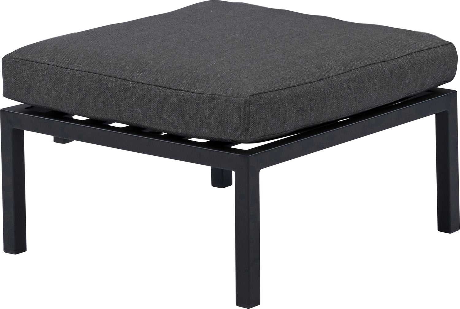 Intratuin hocker Milo zwart 66 x 66 x 30 cm