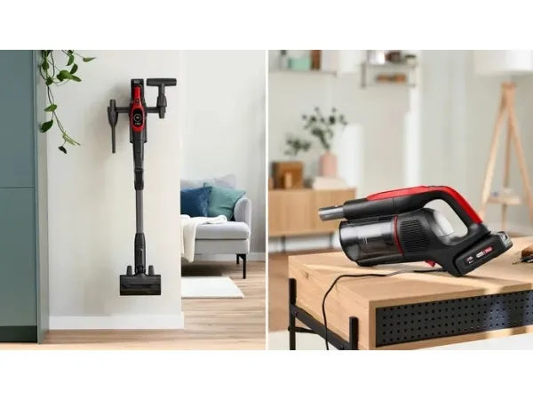 Bosch BCS1041PET, Stick vakuum, Poseløs, Sort, Rød, 0,4 L, Dry, HEPA