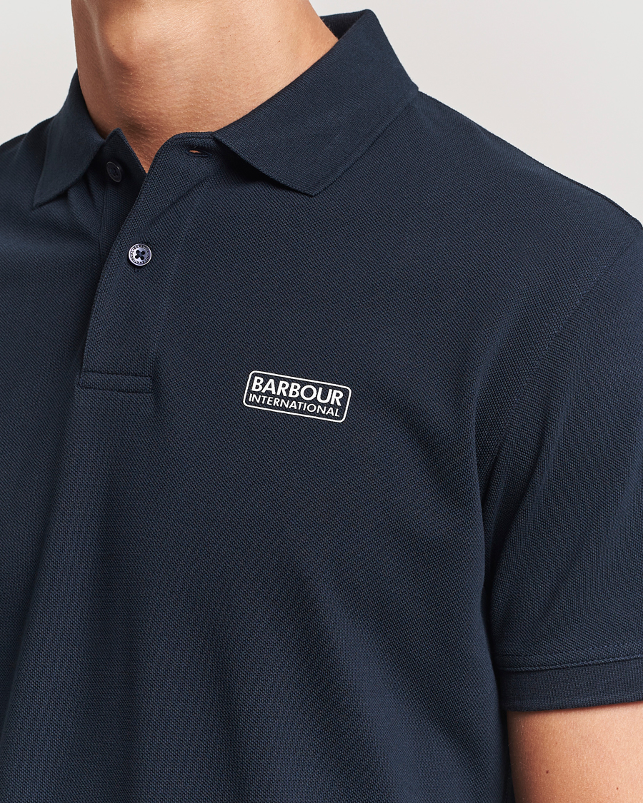 Barbour International Essential Polo Navy