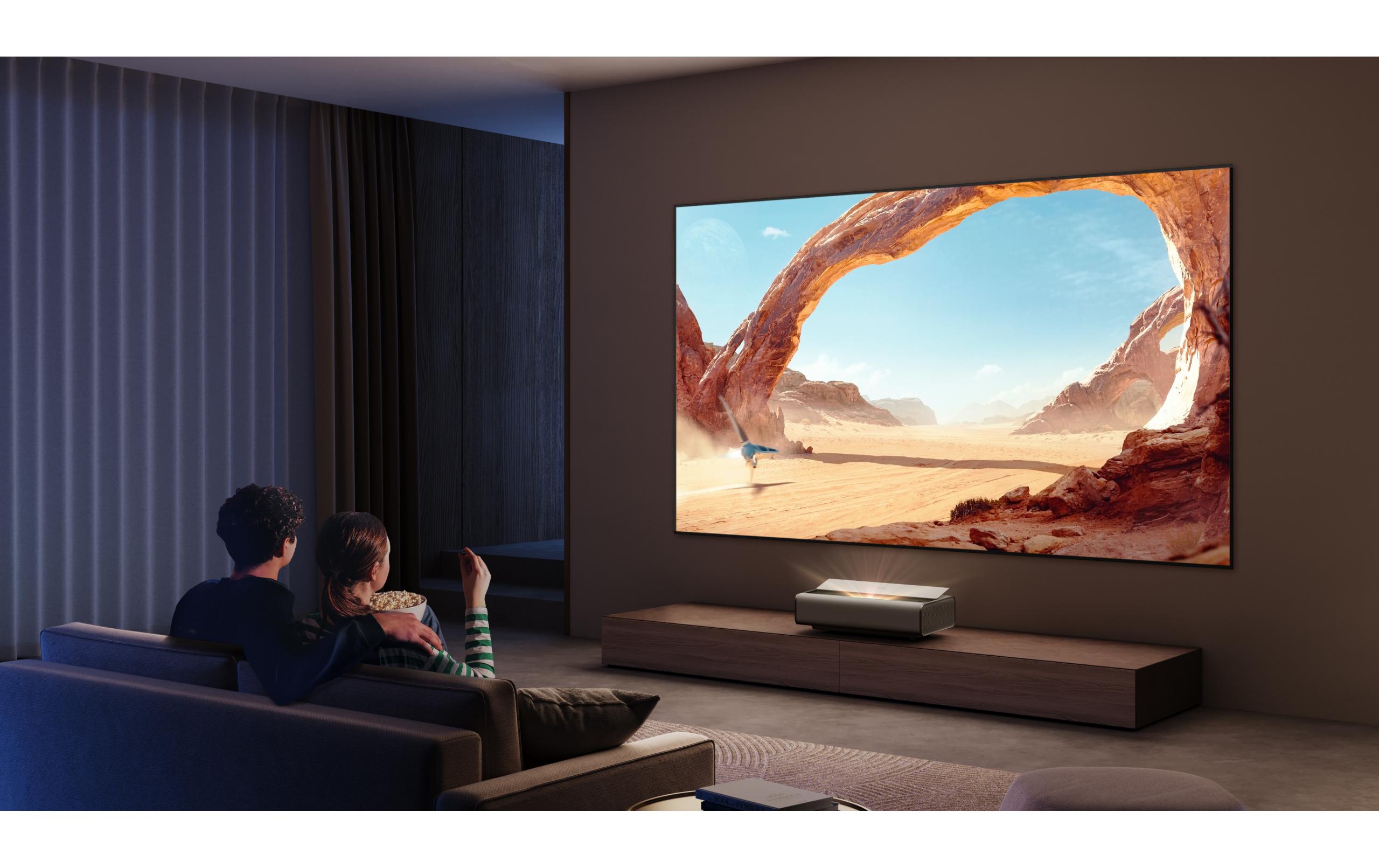 Ultrakurzdistanzprojektor Aura 2<br>4K Ultrakurzdistanz-Laserprojektor
