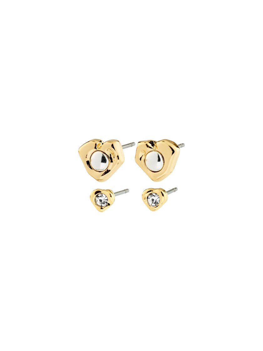 Nova Earrings 2-In-1 Set Old Gold