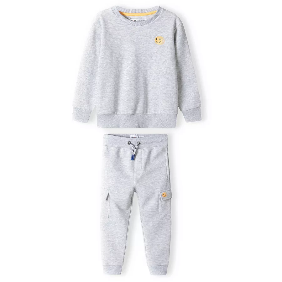 MINOTI Jogginganzug Super Cute Grau Meliert