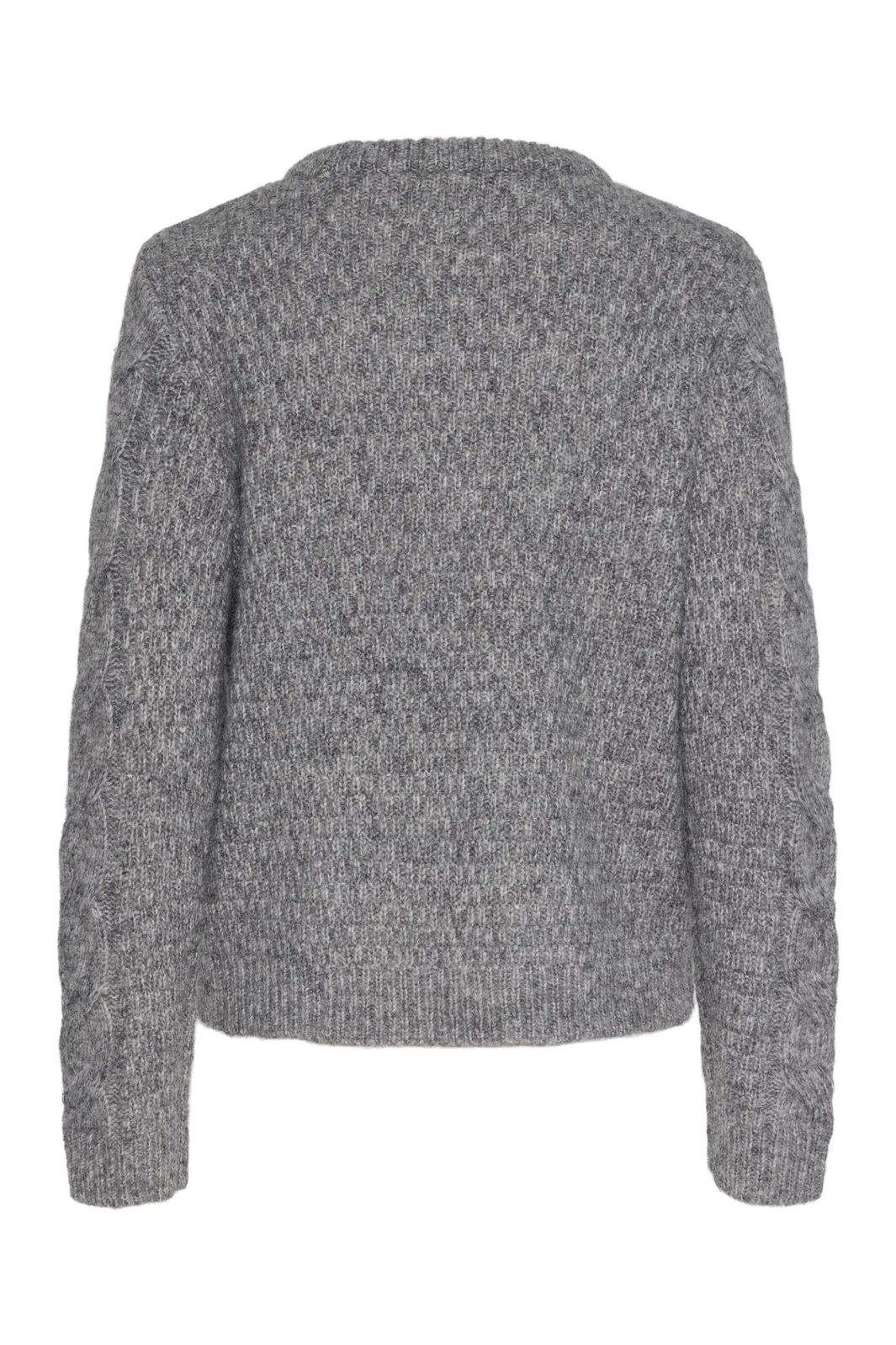 Pieces Pcnina Ls O-Neck Knit 4533587 medium grey melange