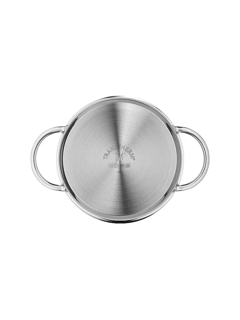 WMF Mini Bratentopf mit Deckel 16cm Cromargan silber
