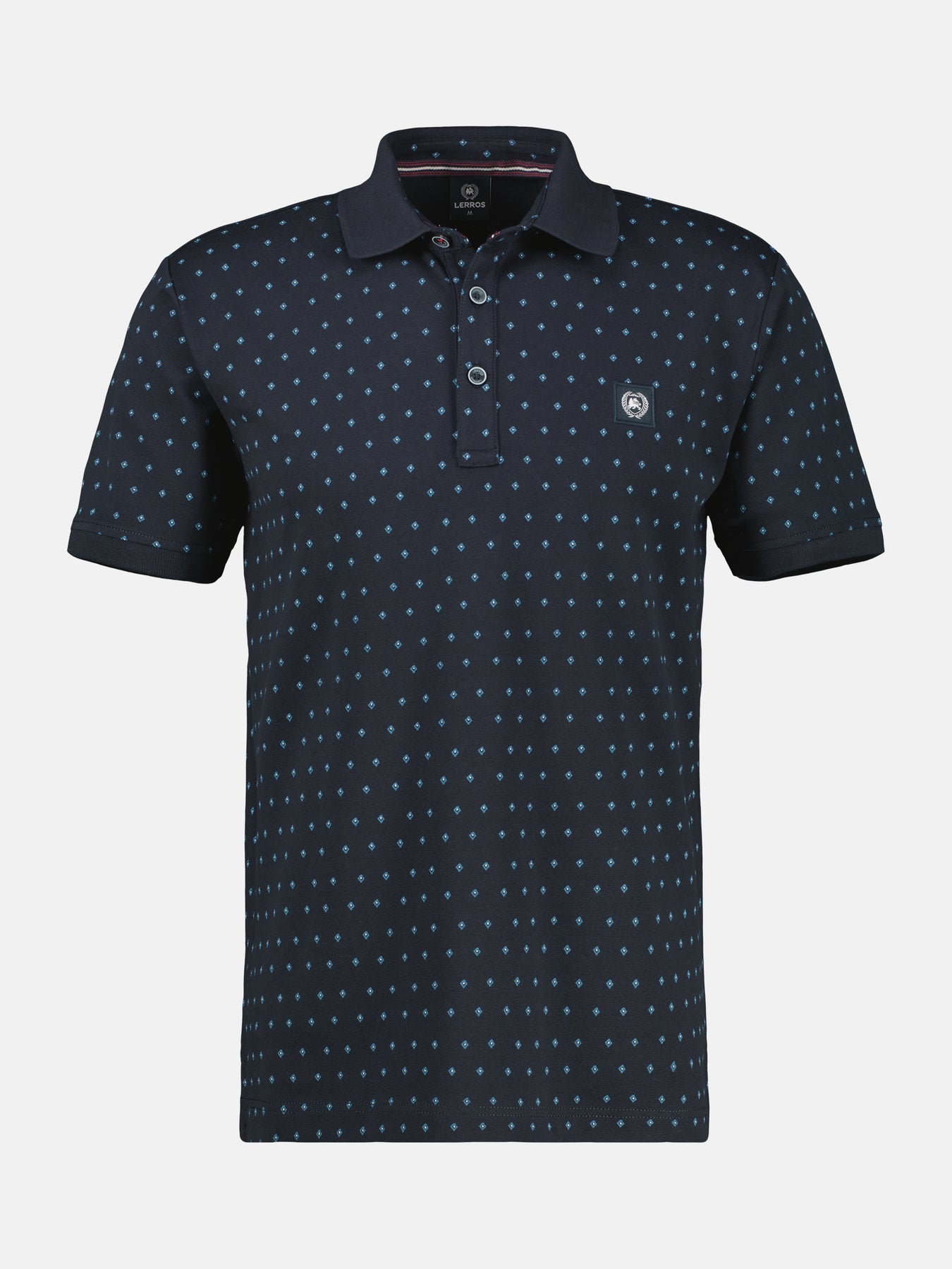 Herren Poloshirt mit Minimalprint