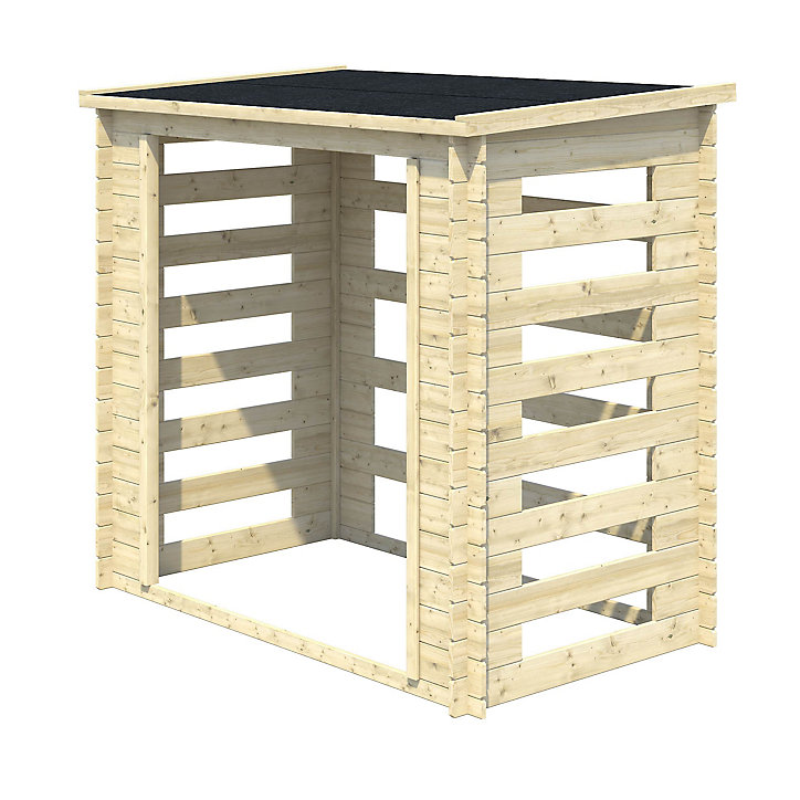 Bûcher Goodhome Kouban en bois l.188 x H.184,4 cm