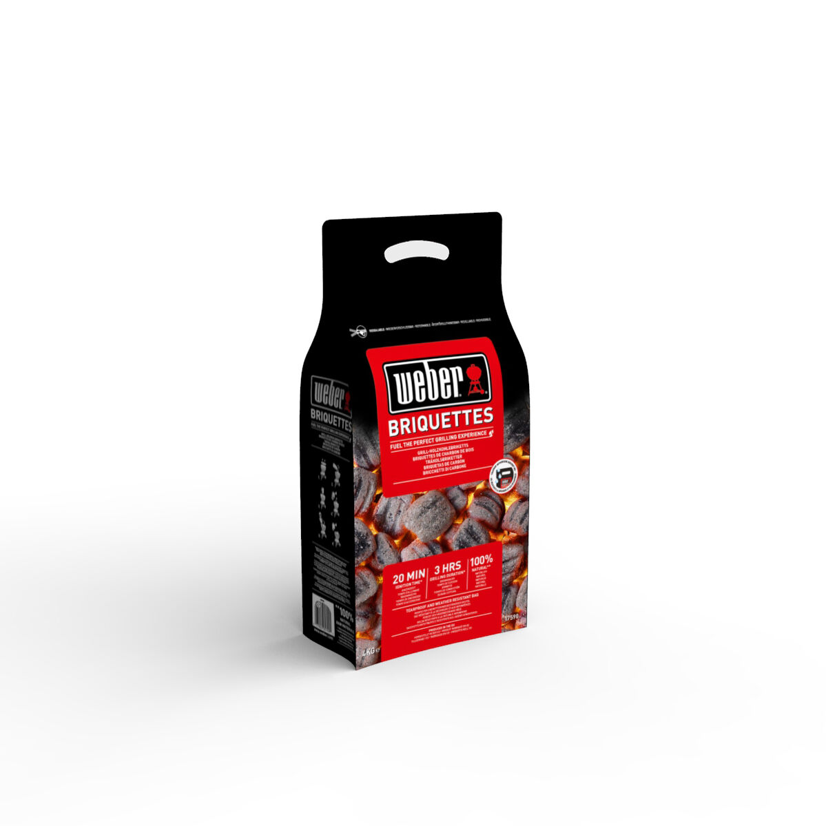 Weber Briketten - BBQ brandstoffen - 4 Kilogram
