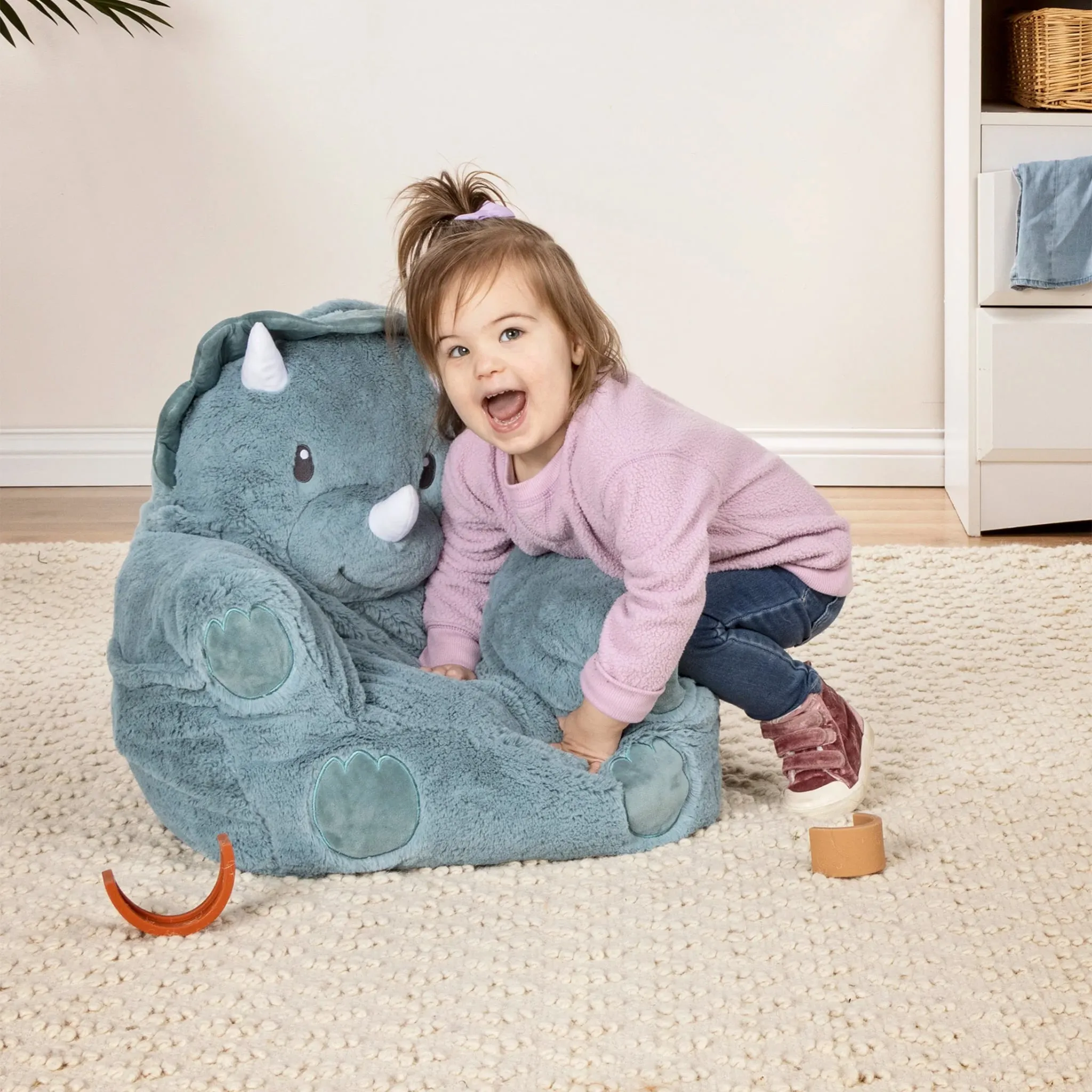 Trend Lab Chaise Dinosaur en Peluche Cuddo Buddies®