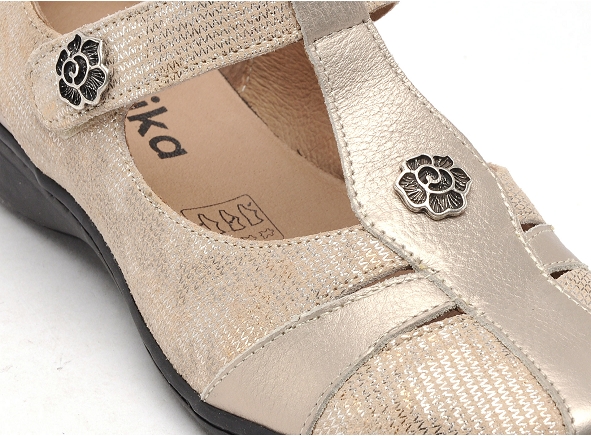 Artika ballerines femme incise or