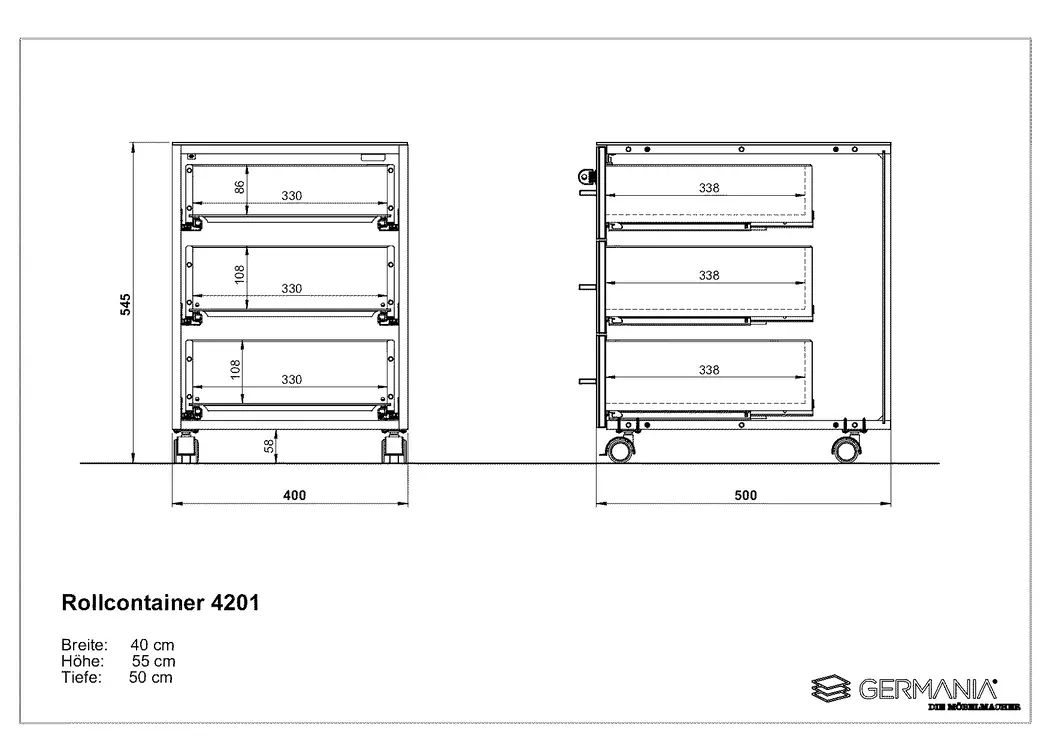 Rollcontainer Monteria
