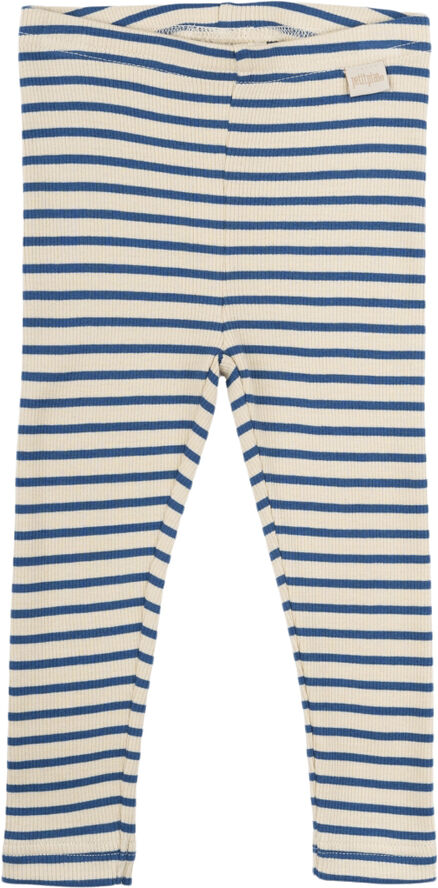 PETIT PIAO Legging Modal Striped Deep cobalt/dark
