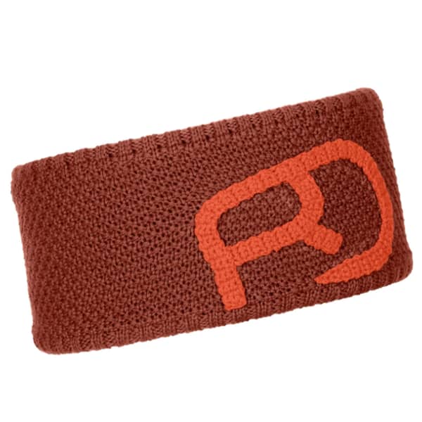 Bonnet Bandeau ski de randonnée ORTOVOX ROCK 'N' WOOL HEADBAND CLAY ORANGE