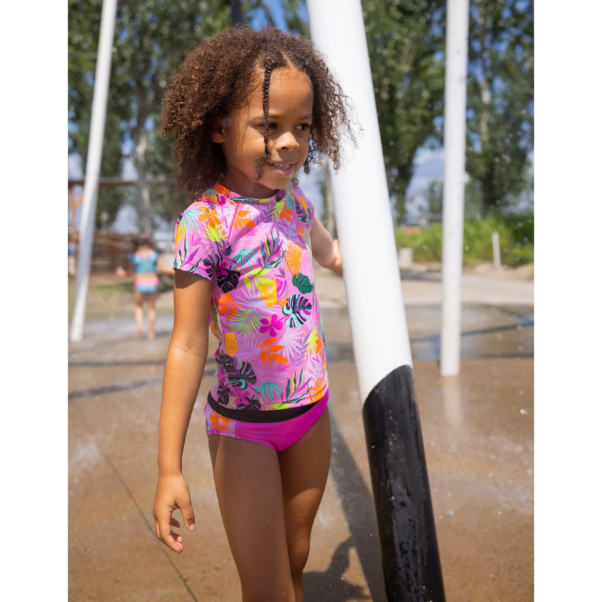 Nanö Maillot UV 2 Pièces Hibiscus 3-6ans