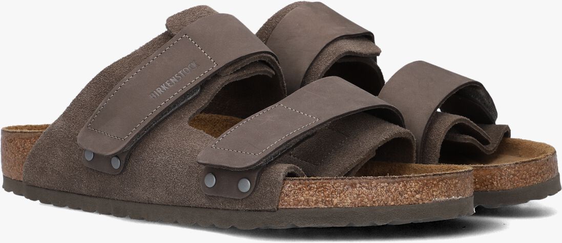 bruine birkenstock slippers uji