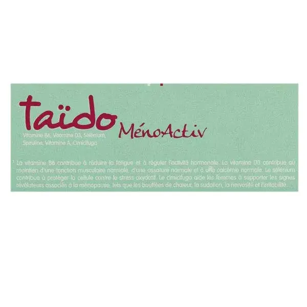 Taïdo MénoActiv 60 cápsulas