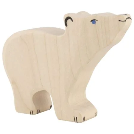 Eisbär, klein, Kopf hoch