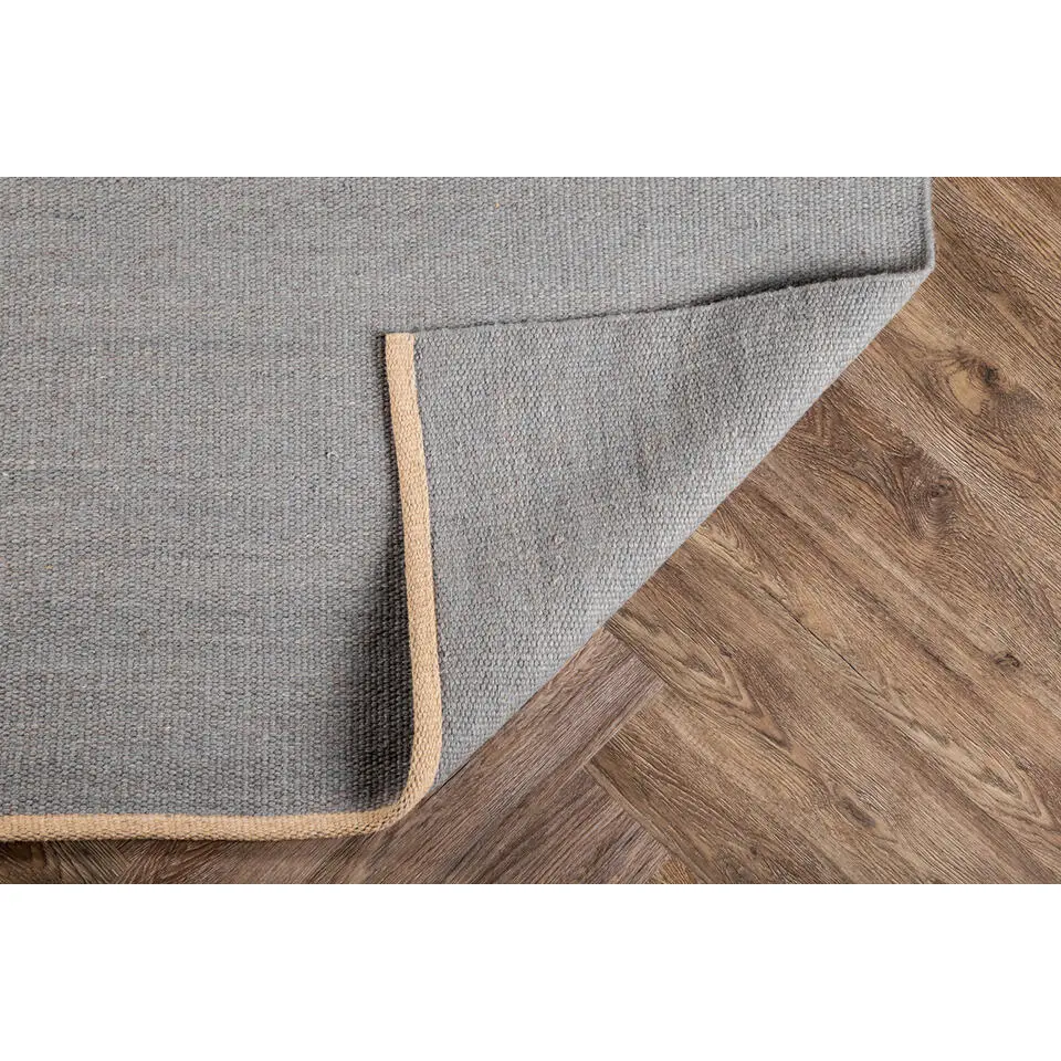 Vloerkleed Lichtgrijs Wol - 240x170cm - Jaipur
